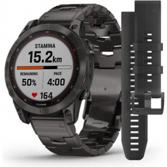 Часы GARMIN FENIX 7 – SAPPHIRE SOLAR EDITION CARBON GREY DLC TITANIUM WITH CARBON GREY DLC VENTED TITANIUM BAND Часы GARMIN FENIX 7 – SAPPHIRE SOLAR EDITION CARBON GREY DLC TITANIUM WITH CARBON GREY DLC VENTED TITANIUM BAND