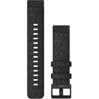 Ремешок GARMIN QUICKFIT BAND 20MM HEATHERED BLACK NYLON WITH BLACK HARDWARE Ремешок GARMIN QUICKFIT BAND 20MM HEATHERED BLACK NYLON WITH BLACK HARDWARE