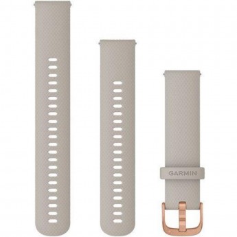 Ремешок сменный для GARMIN VENU, 20MM BAND, LIGHT SAND/ROSE GOLD
