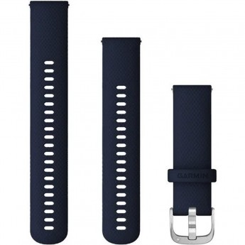 Сменный ремешок GARMIN 22mm Band, Dark Blue/Silver Bands Сменный ремешок GARMIN 22mm Band, Dark Blue/Silver Bands